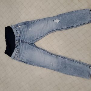Maternity blue skinny jeans size 26